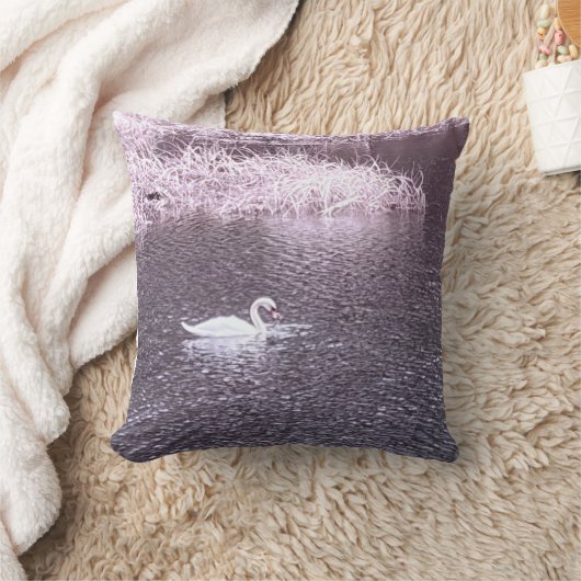 Swan pillow クッション (ブランケット)