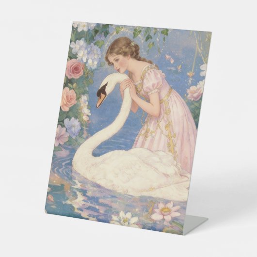 Swan Princess 台座サイン (正面)