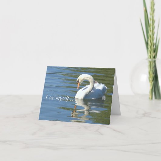 SWAN&REFLECTION PHOTO カード (正面)