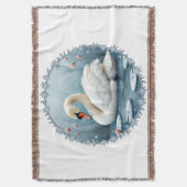 Swan Serenity  スローブランケット (正面縦)