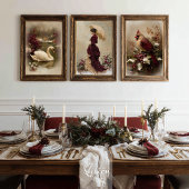 Swan Winter Landscape Christmas Tissue Paper 薄葉紙