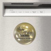 Swank Bright Save the Date Magnet マグネット (インサイチュ (食洗機))