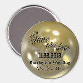 Swank Bright Save the Date Magnet マグネット (正面/裏面)