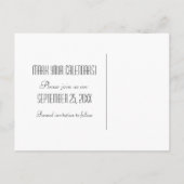 Swanky(紋章の)フラ・ダ・リ日付ポストカードの保存 案内ポストカード (裏面)