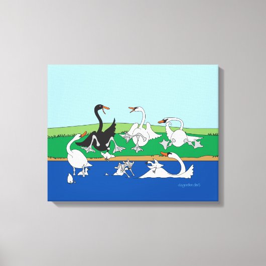 Swanna Talk 16x20キャンバス印刷 キャンバスプリント (正面)