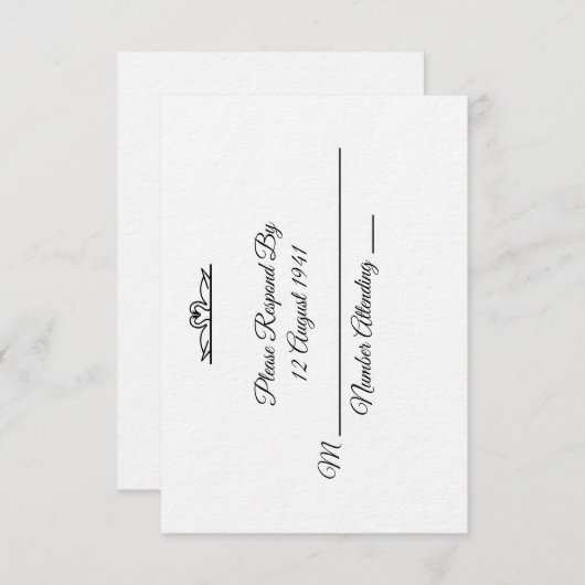 Swan's 結婚 Suite R.S.V.P ~司令官 (正面/裏面)