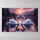 Swans under the Moon of Love ポスター (正面)