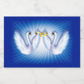 Swan's Wedding スパークリングワインラベル (シングルラベル)