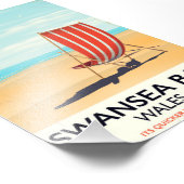 Swansea Bay Wales Seaideポスター フォトプリント (角)