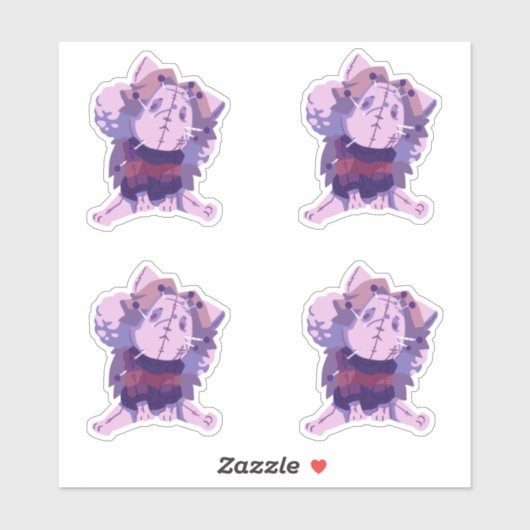 Swapfall Undertale catプラスTemmie Sticker シール (シート)