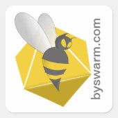 Swarmスクエアステッカー スクエアシール (正面)