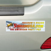 SwarmUSAのステッカー バンパーステッカー (車上)