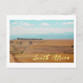 Swartland Fields Mountains View South Africa ZA ポストカード (正面)