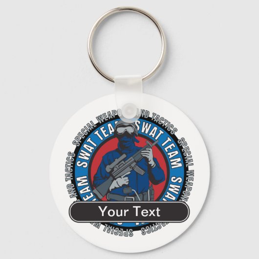 SWATカスタムチーム キーホルダー (正面)