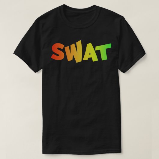 SWATカラフル兵士 Tシャツ (デザイン正面)