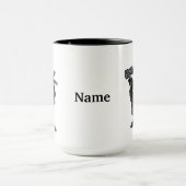 SWATチームの警官のマグカップ マグカップ (中央)