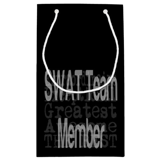 SWATチームメンバーエクストラノーディアール小抱き枕 スモールペーパーバッグ (裏面)