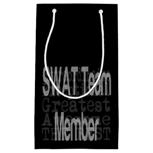 SWATチームメンバーエクストラノーディアール小抱き枕 スモールペーパーバッグ (正面)