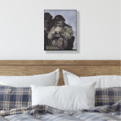 SWATチーム警察プリントオリジナルウォーター色ミランダ キャンバスプリント (インサイチュ (寝室))