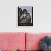 SWATチーム警察プリントオリジナルウォーター色ミランダ キャンバスプリント (インサイチュ (リビング))