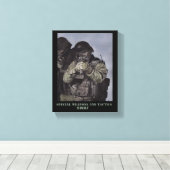 SWATチーム警察プリントオリジナルウォーター色ミランダ キャンバスプリント (インサイチュ (ウッドフロア))