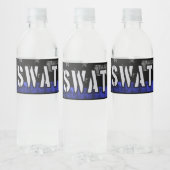 SWAT動揺して警察旗 ペットボトルラベル (ボトル)