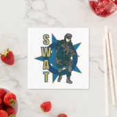 SWAT警察官 スタンダードカクテルナプキン (インサイチュ)