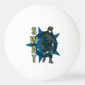 SWAT警察官 卓球ボール (裏面)