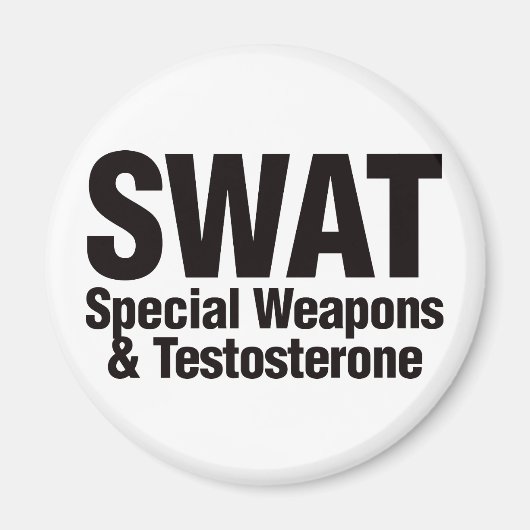 SWAT、特殊武器とテストステロン マグネット (正面)