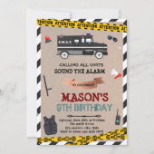 SWAT 誕生日招待状 招待状 (正面)