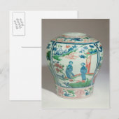 Swatow polychrome oviform jar, 16世紀後半 ポストカード (正面/裏面)