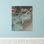 Swaying Dancer by Degas キャンバスプリント (インサイチュ (ウッドフロア))