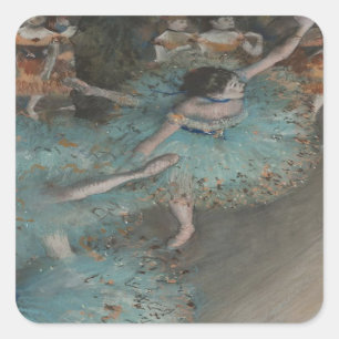 Swaying Dancer by Degas スクエアシール