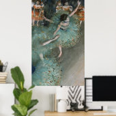 Swaying Dancer, Dancer in Green by Edgar Degas ポスター (ホームオフィス)
