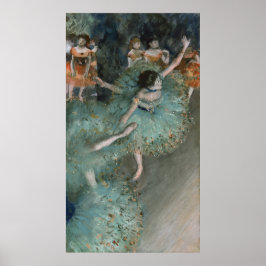 Swaying Dancer, Dancer in Green by Edgar Degas ポスター