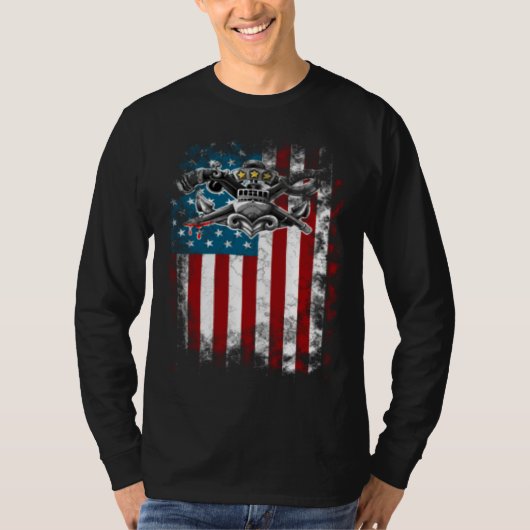 SWCC DBG OLD GLORY フロント&バック グラフィック Tシャツ (正面)