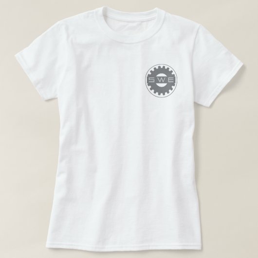SWEロケット科学(背部) Tシャツ (デザイン正面)