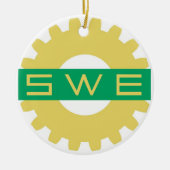 SWE (女性エンジニアの社会)のオーナメント セラミックオーナメント (正面)