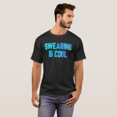 Swearing Is Cool Swear Loud Swear Proud Tie Dye Tシャツ (正面フル)