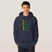 Sweat à capuche bleu marine homme USA GOLF パーカ (正面フル)