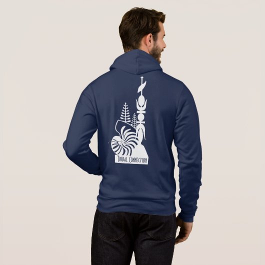 Sweat à capuche/Cagou Style/Tribal connection パーカ (裏面フル)