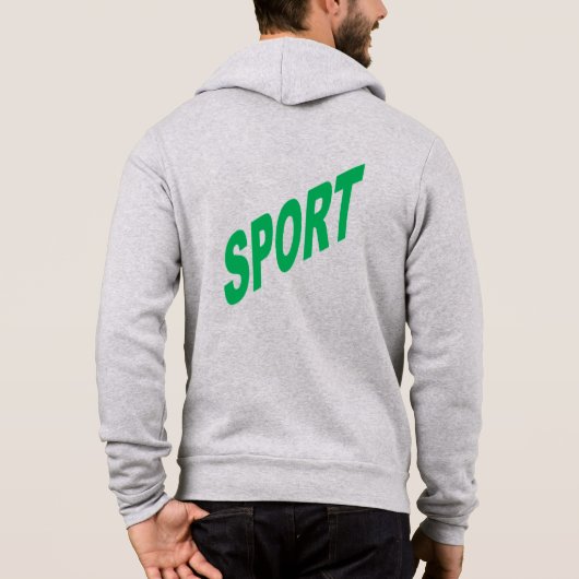 Sweat à capuche Canvas bruyère homme SPORT パーカ (裏面)