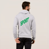 Sweat à capuche Canvas bruyère homme SPORT パーカ (裏面フル)