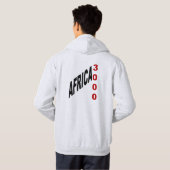 Sweat à capuche cendre AFRICA 3000 パーカ (裏面フル)