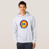 Sweat à capuche cendre  ARIZONA パーカ (正面フル)