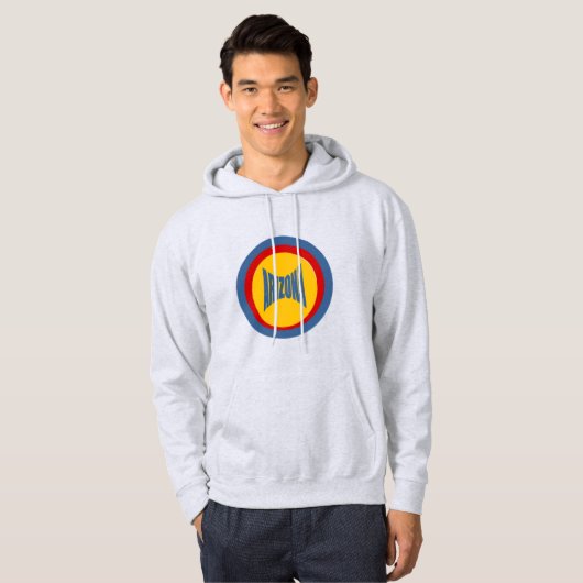 Sweat à capuche cendre ARIZONA パーカ (正面フル)