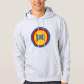 Sweat à capuche cendre  ARIZONA パーカ (正面)