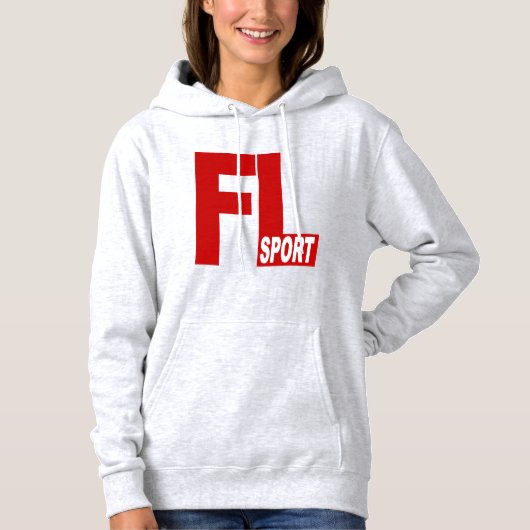 Sweat à capuche cendre DESIGN FLORIDA SPORT パーカ (正面)