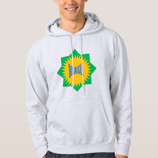 Sweat à capuche cendre homme SUN BRASIL パーカ (正面)
