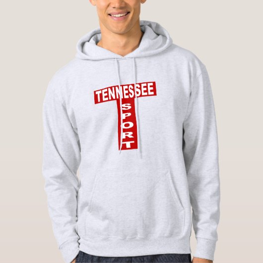 Sweat à capuche cendre homme TENNESSEE SPORT パーカ (正面)